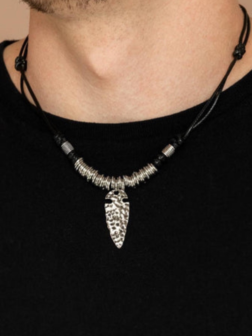 Urban Leather Pendant Necklace